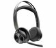 HP Poly Voyager Focus 2 MS Stereo | Bluetooth Headset (ANC) | USB-C (met USB-A Adapter) | Zwart_