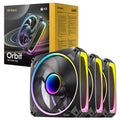 Antec Orbit 120 ARGB PWM Zwart set van 3