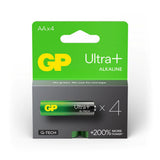 GP Ultra Plus Alkaline AA Mignon Batterijen (4-pack)