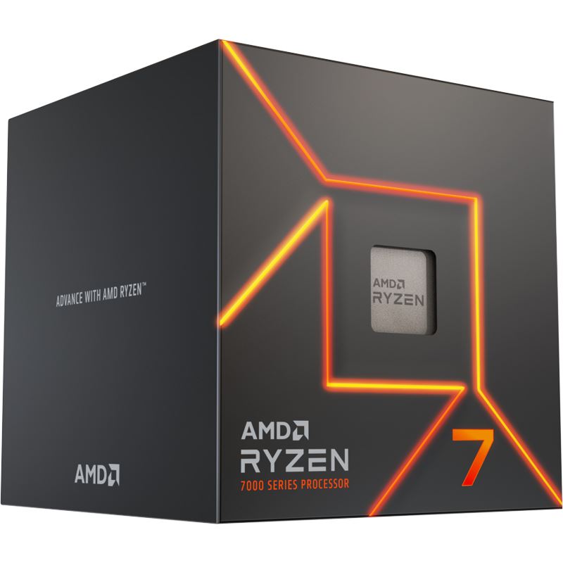 AM5 AMD Ryzen 7 7700 65W-C8T16-5.3GHz-40MB-BOX