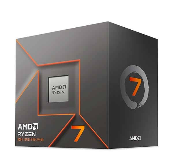 AM5 AMD Ryzen 7 8700F 65W-C8T16-5.0GHz-24MB-BOX