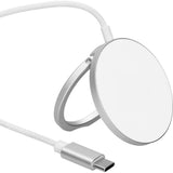 Mobiparts Wireless Charge Pad Aluminum with stand function 25W White