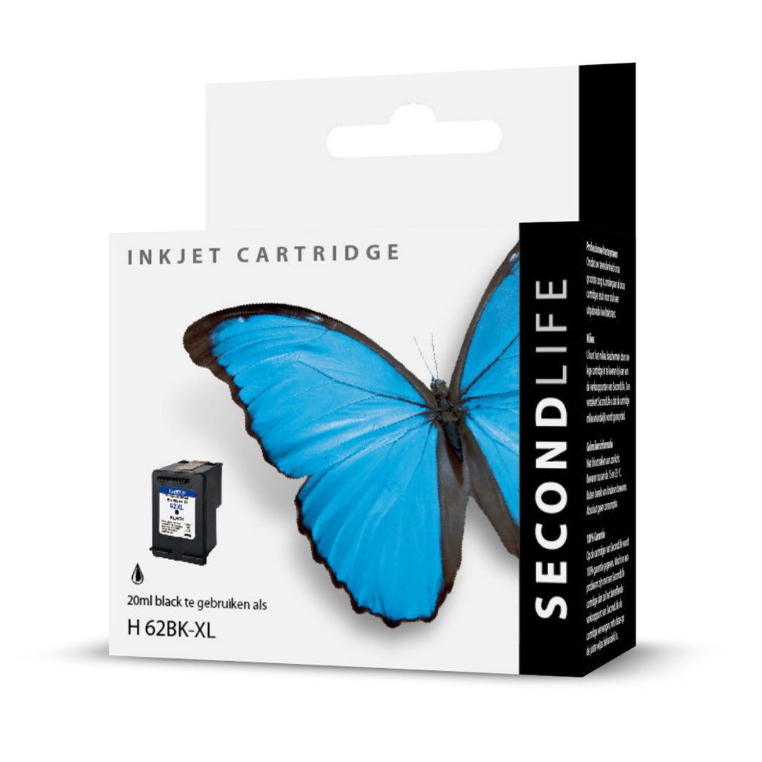 SecondLife - HP 62 XL Black