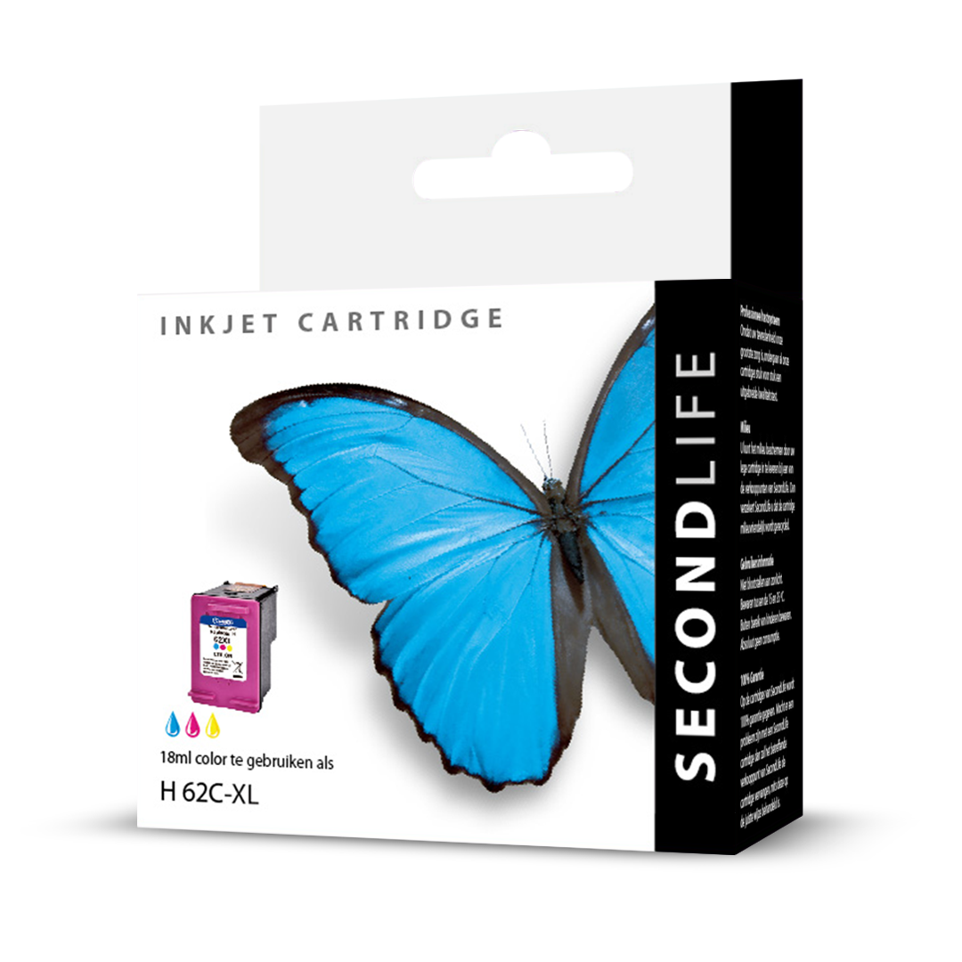 SecondLife - HP 62 XL Color