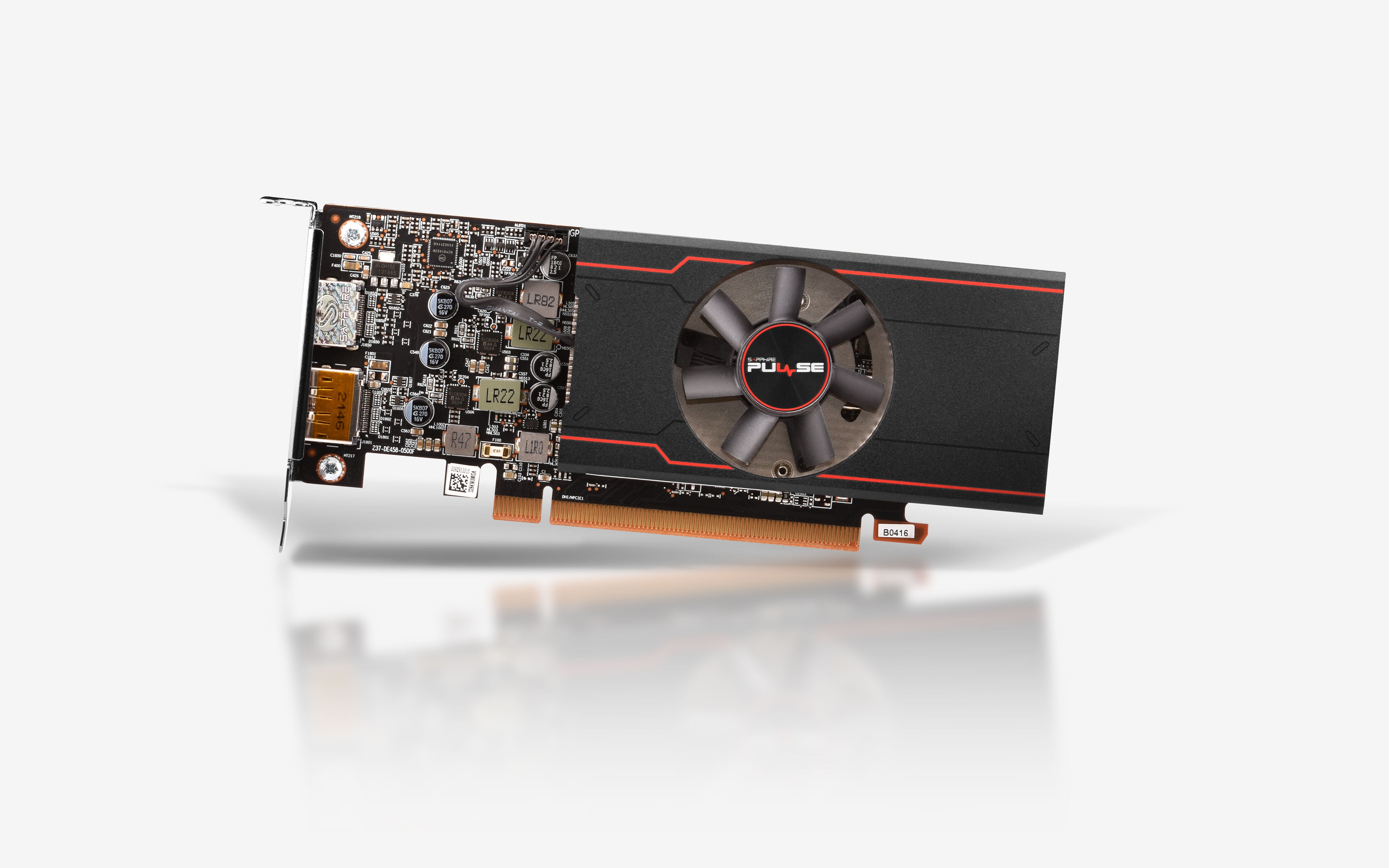 6400 Sapphire RX Pulse 4GB-DP-HDMI-Low Profile-1slot