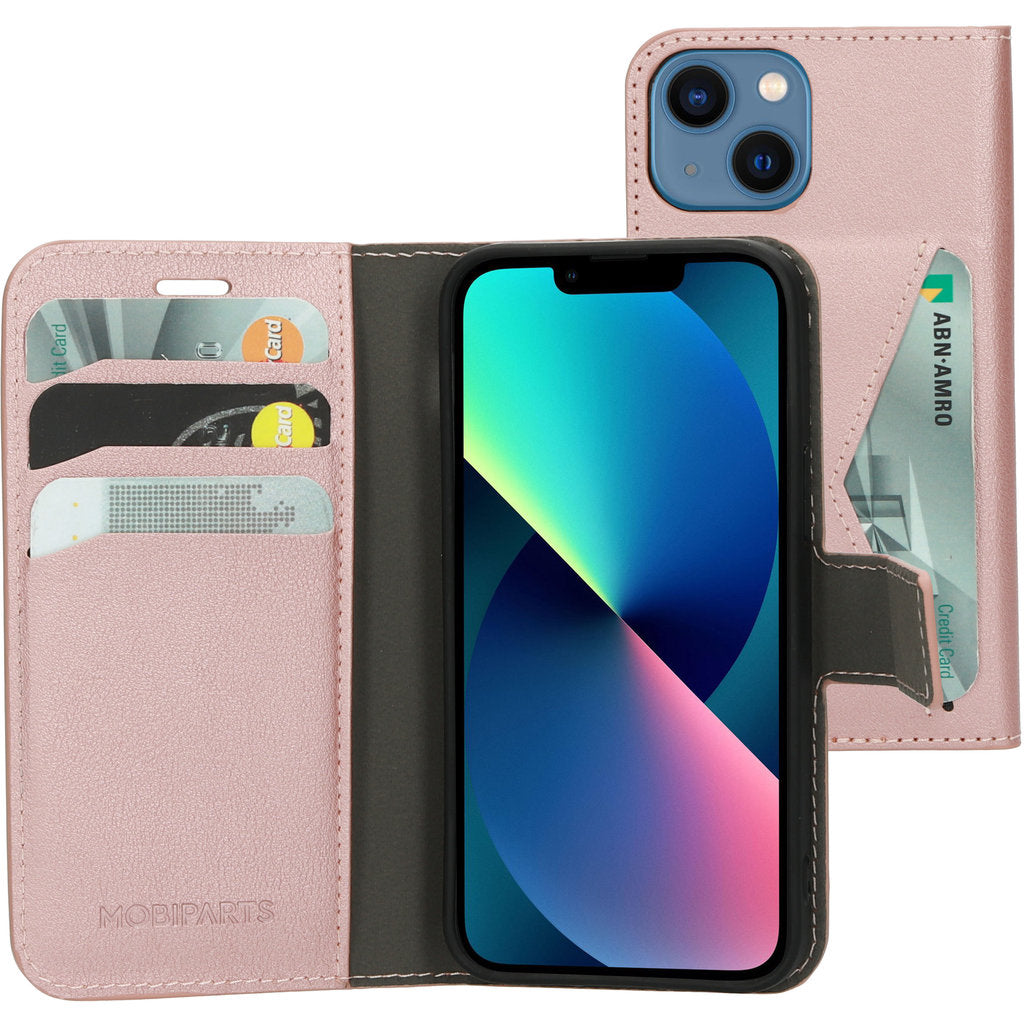 Mobiparts Classic Wallet Case Apple iPhone 13 Mini Pink