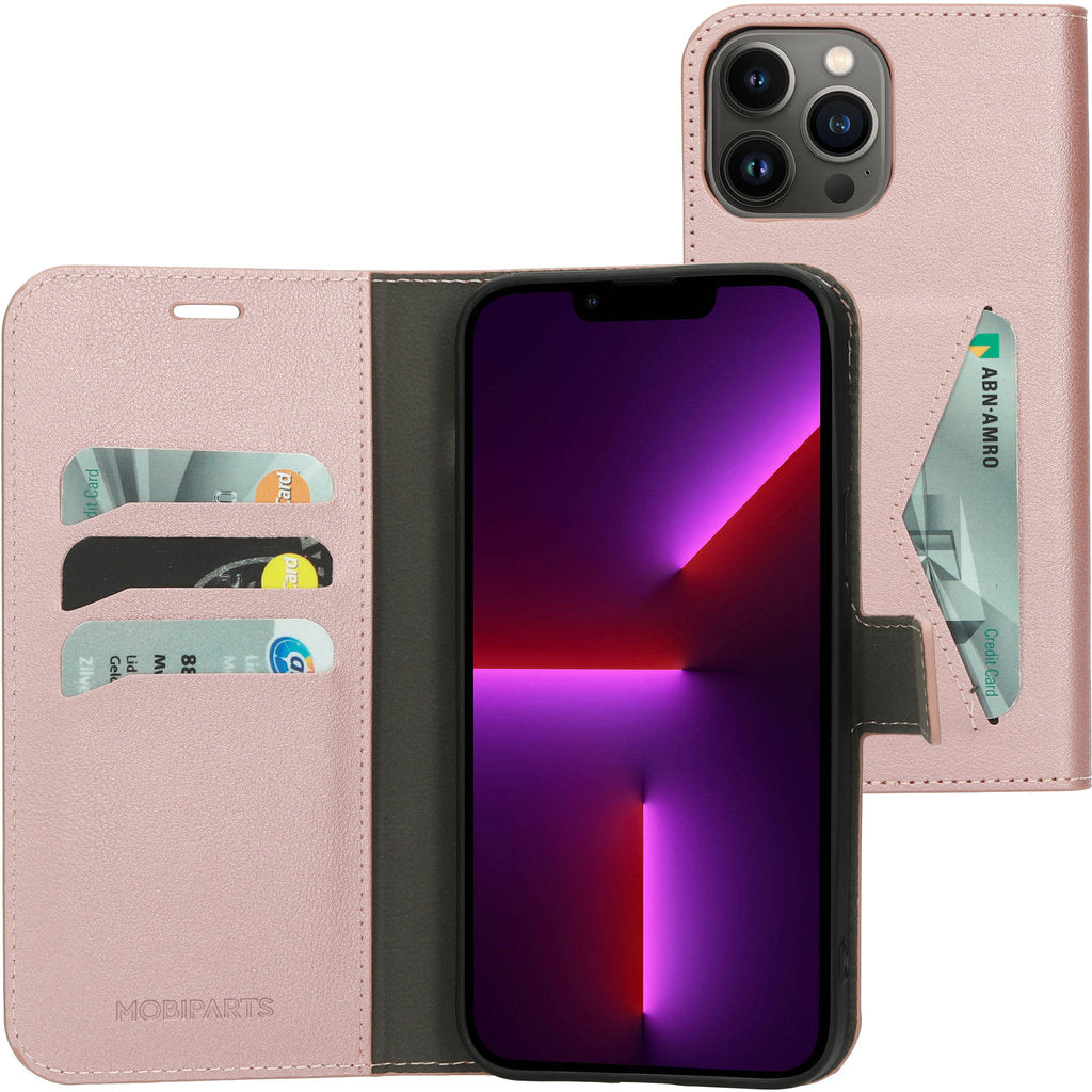 Mobiparts Classic Wallet Case Apple iPhone 13 Pro Max Pink