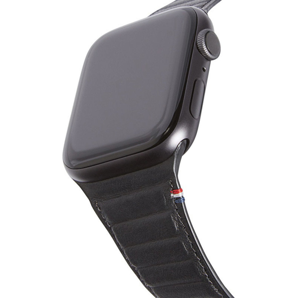 Decoded Leather Magnetic Traction Strap Black - 38/40/41/42mm