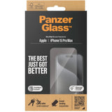Panzerglass iPhone 15 Pro Max - Ultra-Wide Fit with EasyAligner