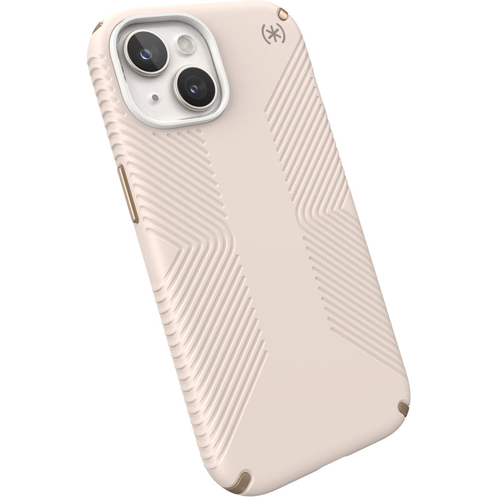 Speck Presidio2 Grip Apple iPhone 17e/16e/15/14/13 Bleached Bone -  with Microban