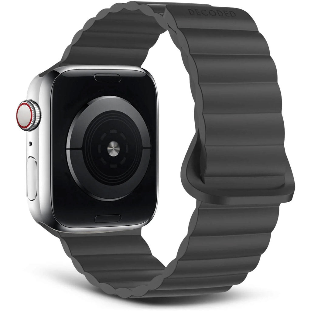 Decoded Silicone Magnetic Traction Loop Strap Lite Black - 42/44/45/46mm