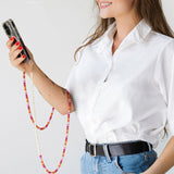 Casetastic Lanyard Beads and Pearls - Multicolor Winter (125cm)