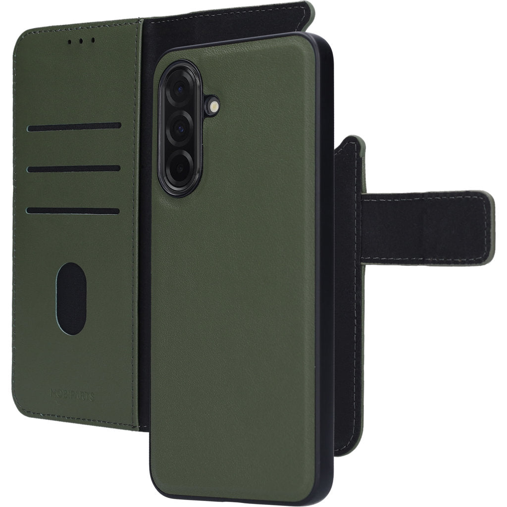 Mobiparts Leather 2 in 1 Wallet Case Samsung Galaxy A36 Green