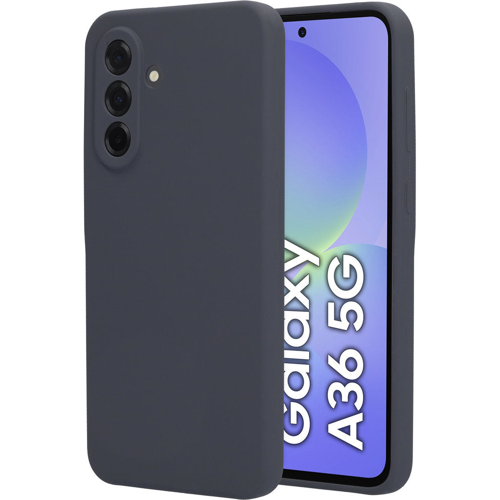 Mobiparts Silicone Cover Samsung Galaxy A36 Urban Grey