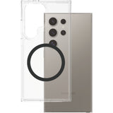 CARE by PanzerGlass Flagship Case Transparent Urban Combat w. Black QI Module Samsung S25 Ultra
