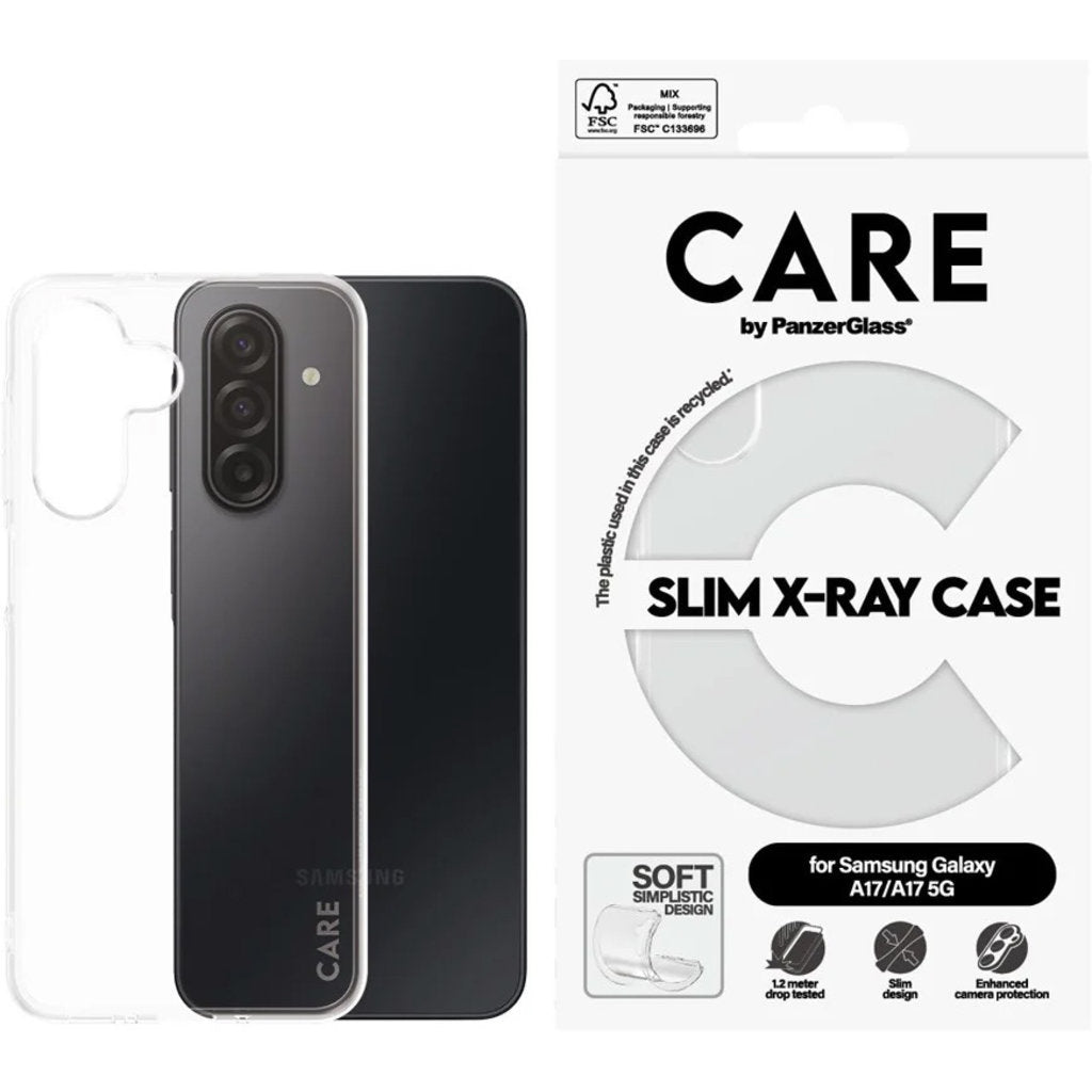 CARE by PanzerGlass Fashionable Case Transp. X-Ray Soft Basic Samsung Galaxy A17/A17 5G