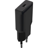 Mobiparts GaN Wall Charger USB-C 20W Flat Black (with PD)