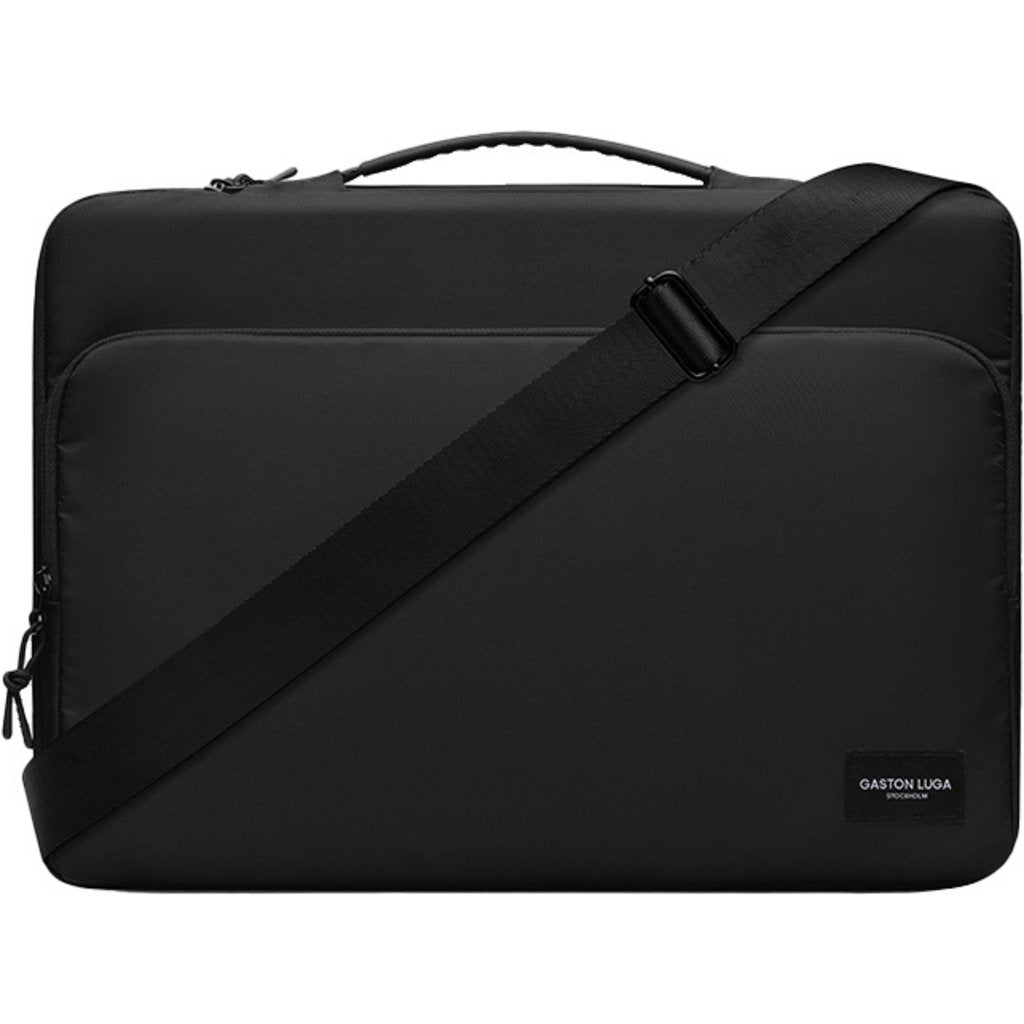 Gaston Luga Dash Cushioned Briefcase 16" - Black