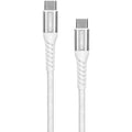 Mobiparts USB-C to USB-C Woven Cable 100w 1,5m White