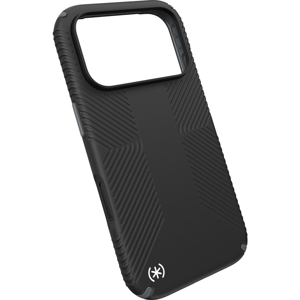 Speck Presidio2 Grip + MS Apple iPhone 18 Pro/17 Pro Black - with Microban