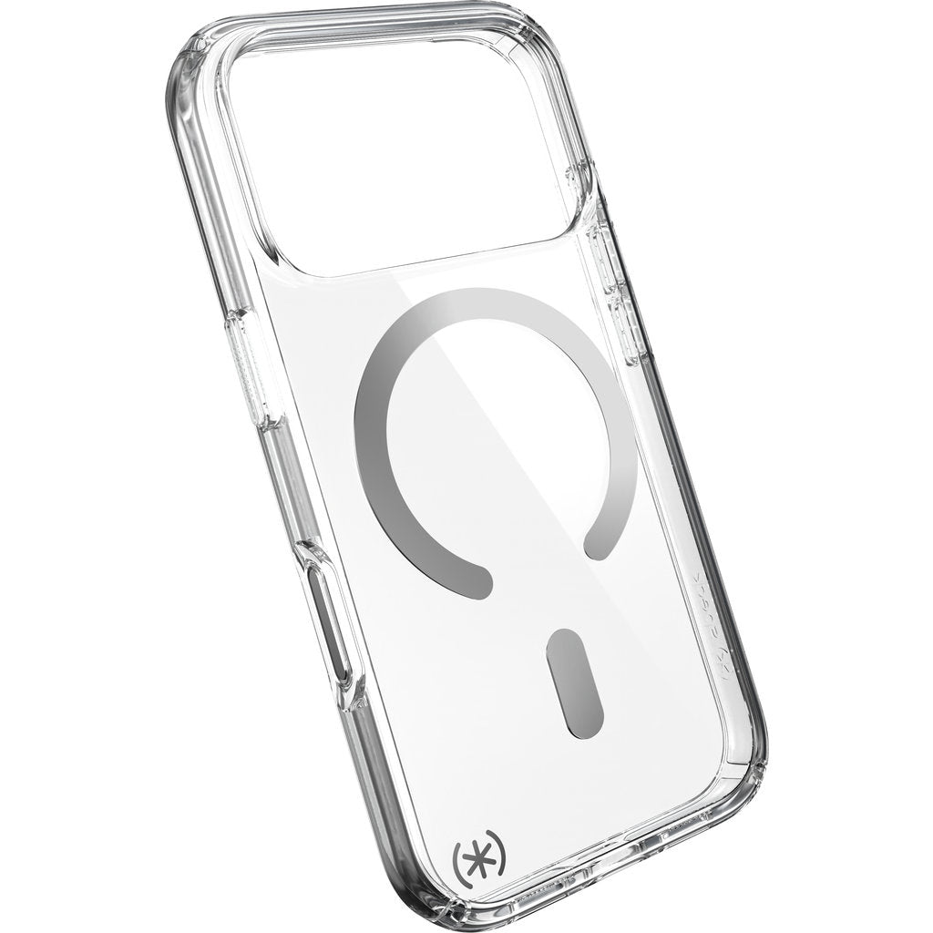 Speck Presidio Perfect Clear + MS Apple iPhone 18 Pro/17 Pro Clear - with Microban