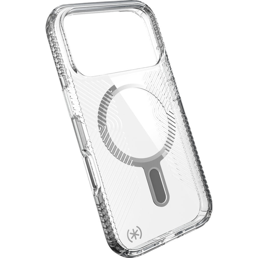Speck Presidio Perfect Clear Grip + ClickLock Apple iPhone 18 Pro/17 Pro Clear - with Microban