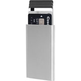 Mobiparts Cardprotector Aluminum with MagSafe Silver