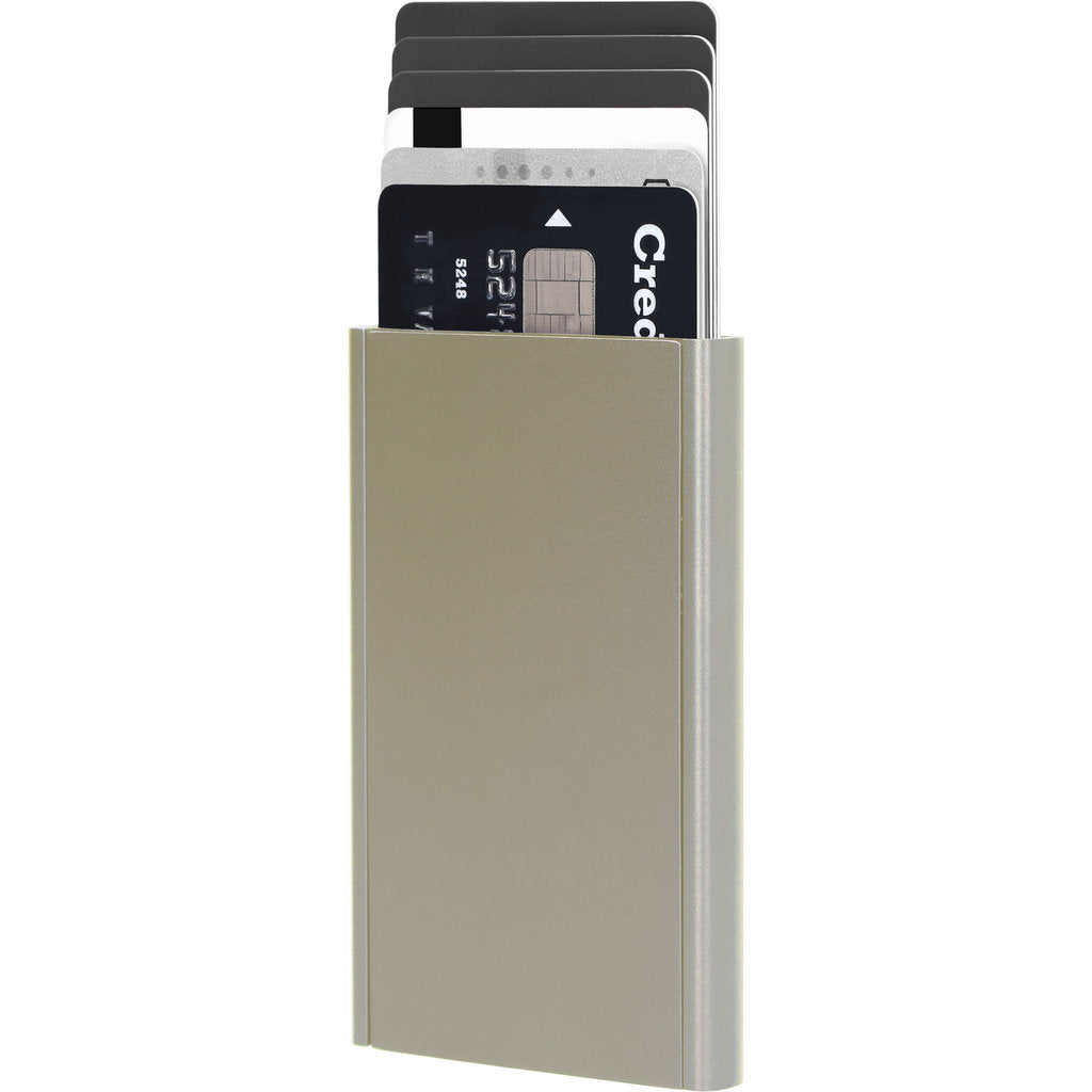 Mobiparts Cardprotector Aluminum with MagSafe Light Gold
