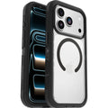 OtterBox Defender Pro XT Clear Camera Control iPhone 18 Pro/17 Pro Dark Side - Clear/Black