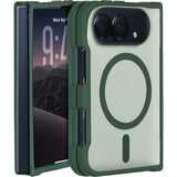 Mobiparts Hardcover Apple iPhone Duo Satin Green (Magsafe Compatible)