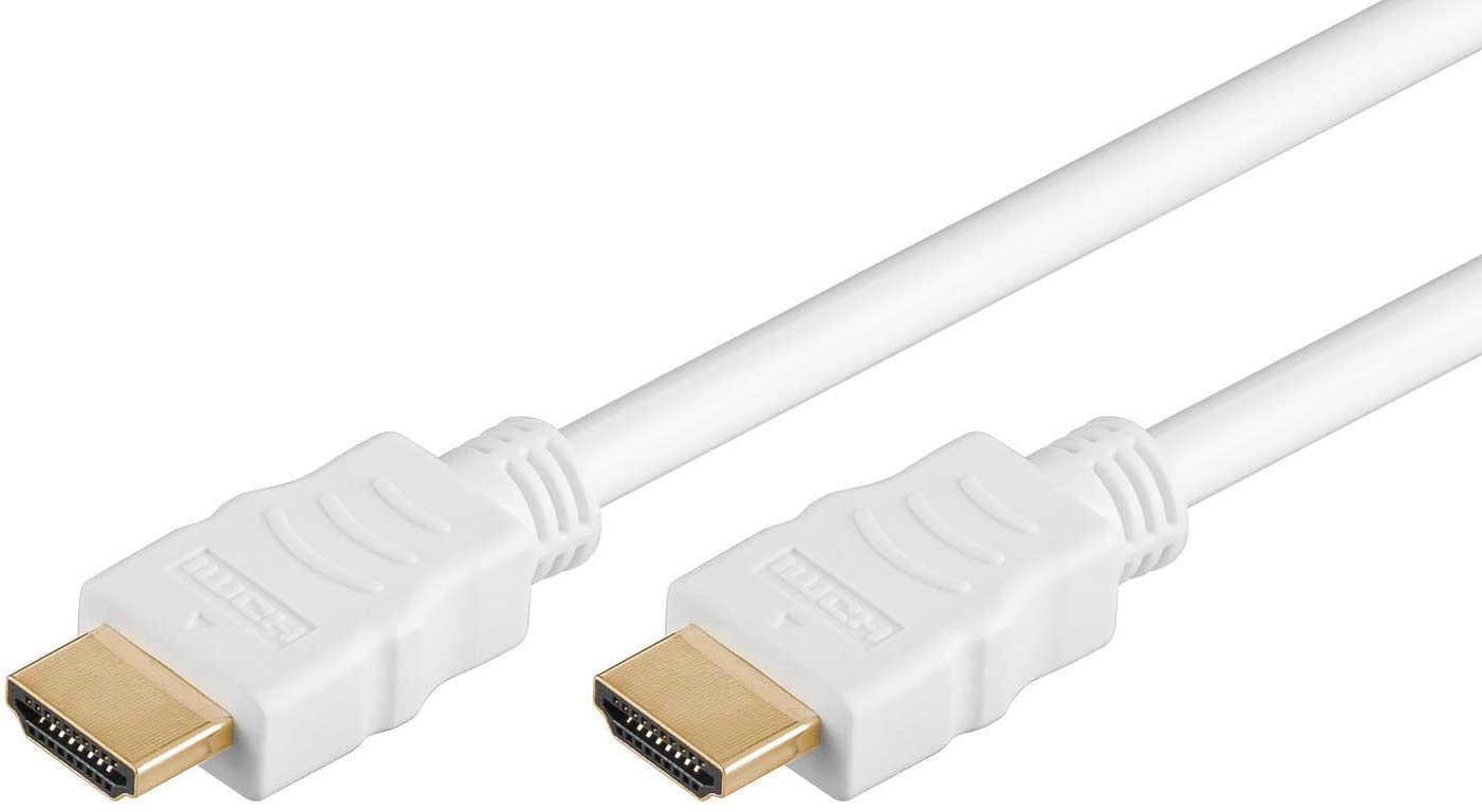 HDMI-HDMI 1.4 met ethernet 2.0m Wit