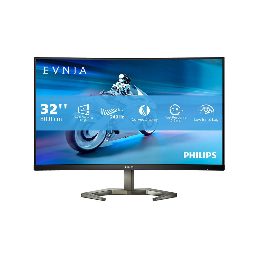 32-inch Philips Evnia 32M1C5200W-00 Curved-FHD-DP-240Hz-VA