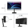 34-inch Philips 34B2U3600C Curved-UWQHD-DP-HDMI-USB-C-RJ45