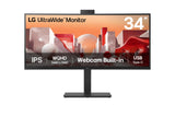 34-inch LG UltraWide 34BA85QE-B WQHD-DP-2xHDMI-USB-C-IPS