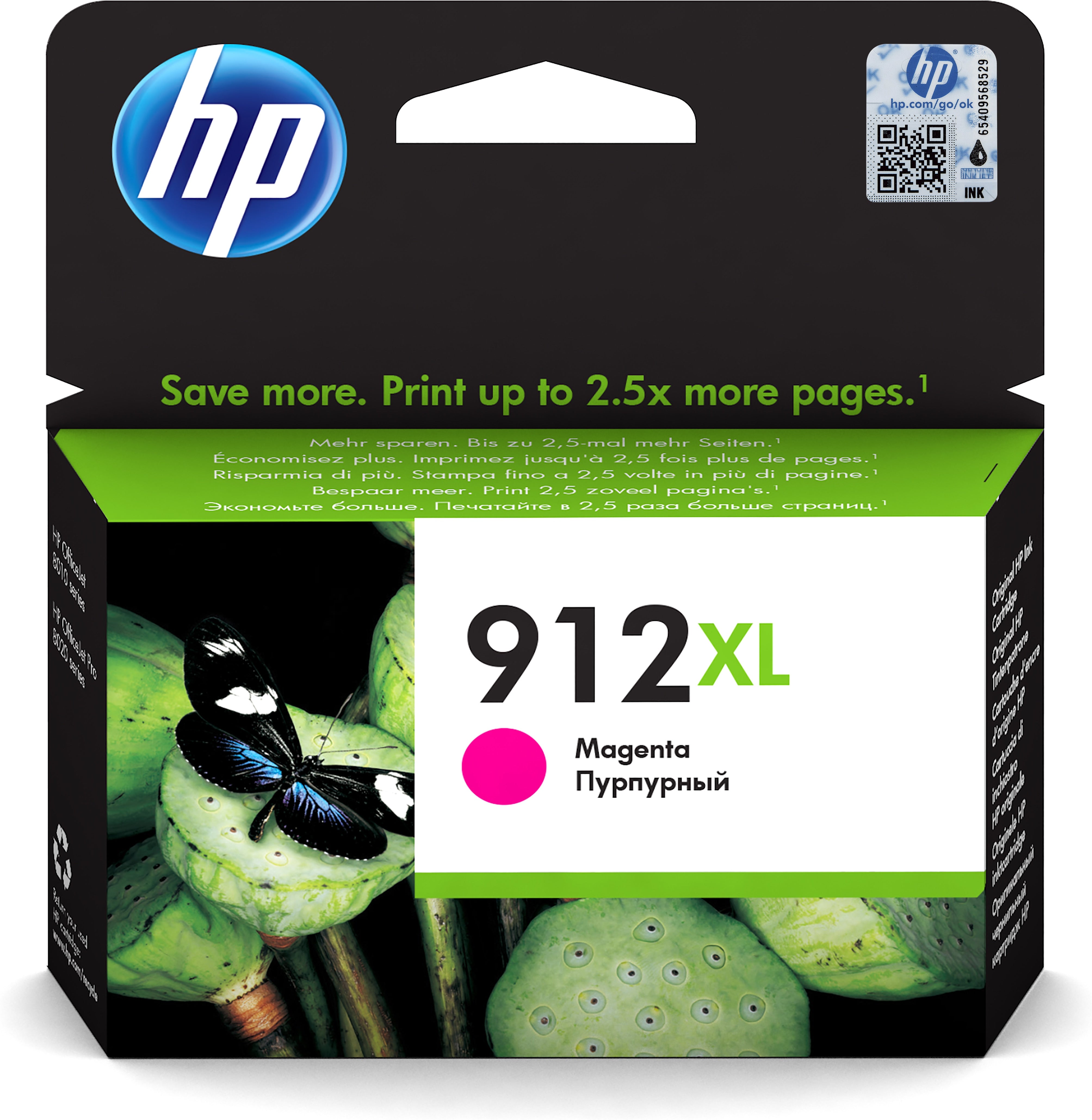 HP No.912XL Magenta 825 pagina's (Origineel)
