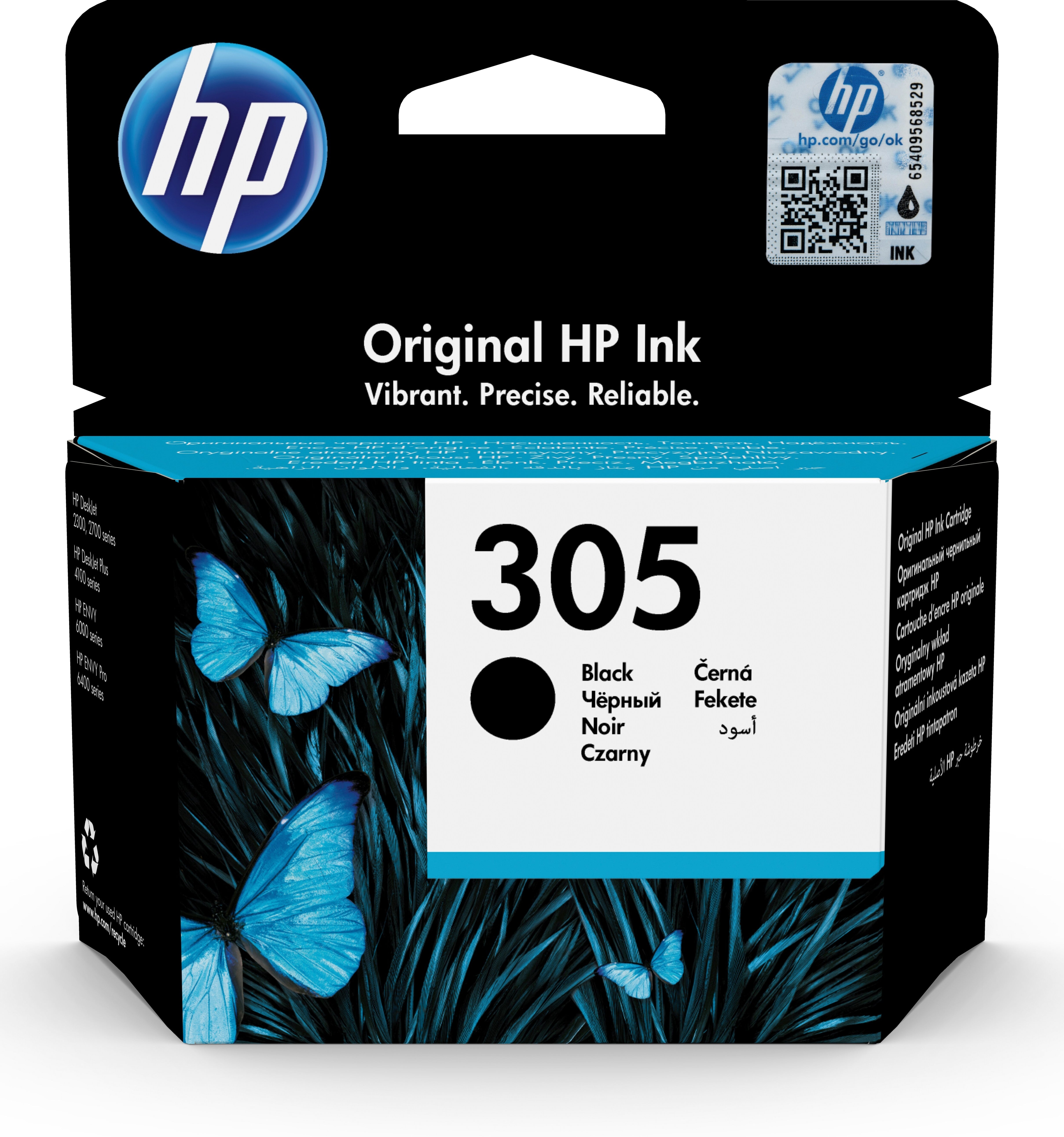 HP No.305 Zwart 120 pagina's (Origineel)