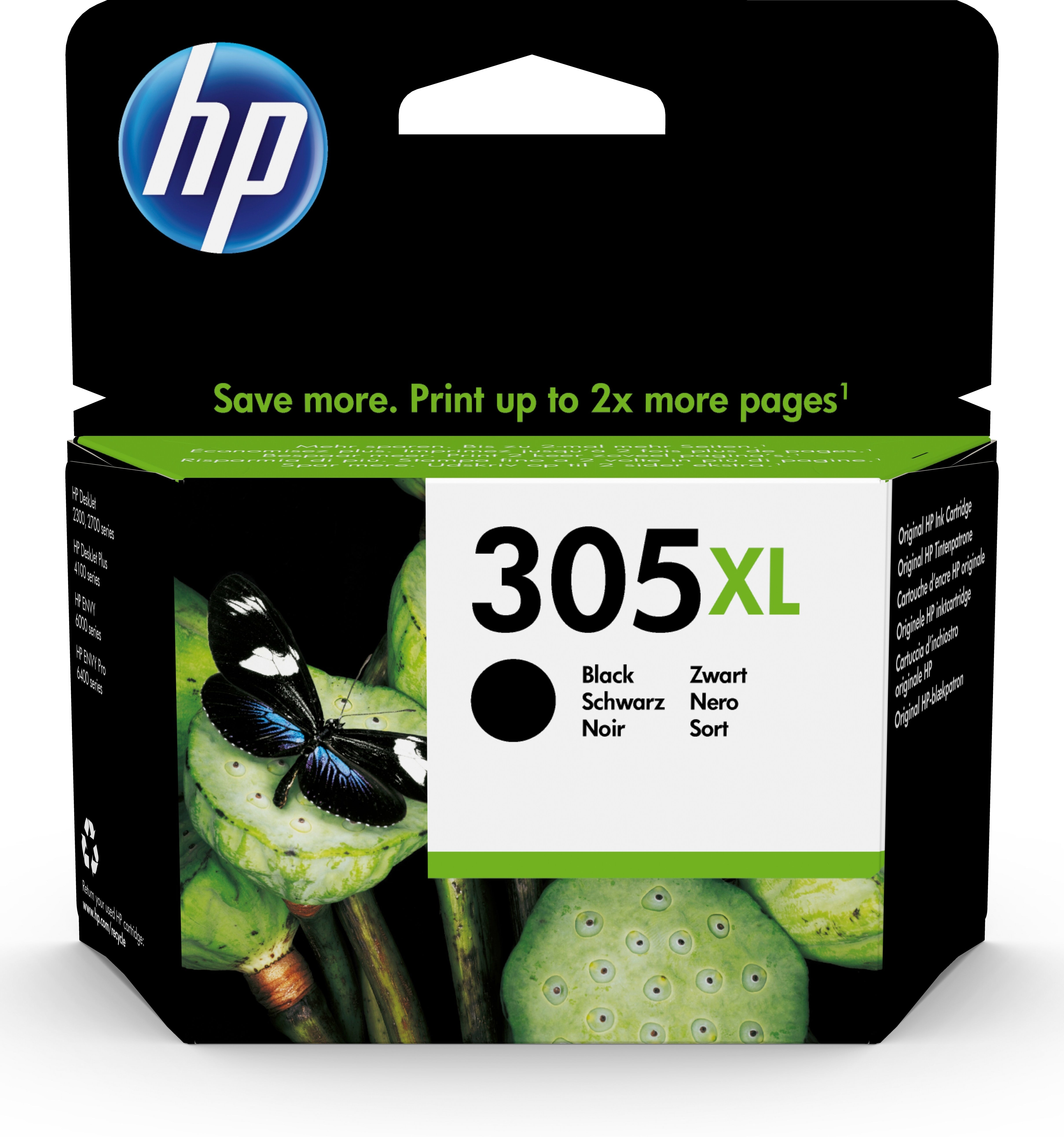 HP No.305XL Zwart 240 pagina's (Origineel)