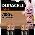 Duracell Plus Alkaline AAA (4-pack)