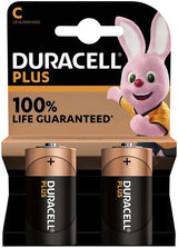 Duracell Plus Alkaline C (2-pack)