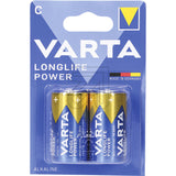 Varta Longlife Power batterij C blister 2-stuks