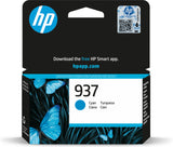 HP No.937 Cyaan 800 pagina's (Origineel)