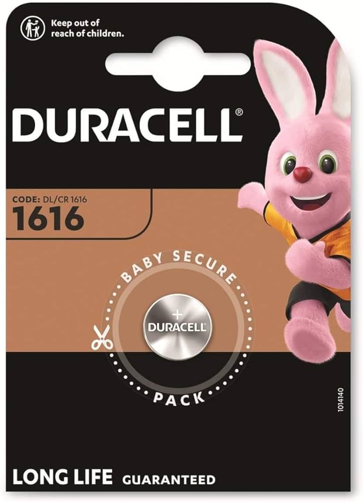 Duracell Lithium CR1616 Knoopcel (1-pack)