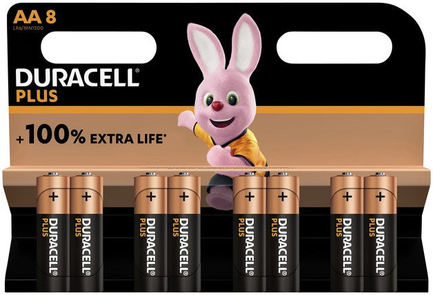 Duracell Plus Alkaline AA (8-pack)