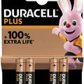 Duracell Plus Alkaline AAA (4-pack)