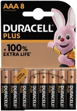 Duracell Plus Alkaline AAA (8-pack)