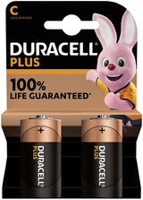 Duracell Plus Alkaline C (2-pack)
