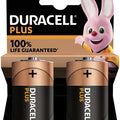 Duracell Plus Alkaline D (2-pack)