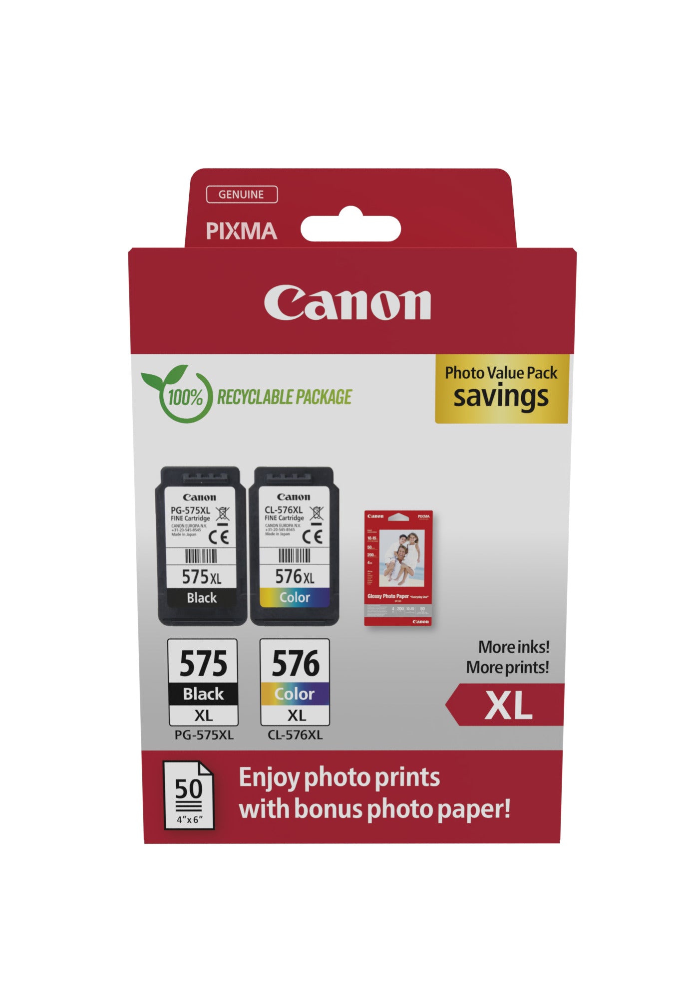 Canon (B) PG-575XL-CL-576XL ValuePack 27,6ml (Origineel