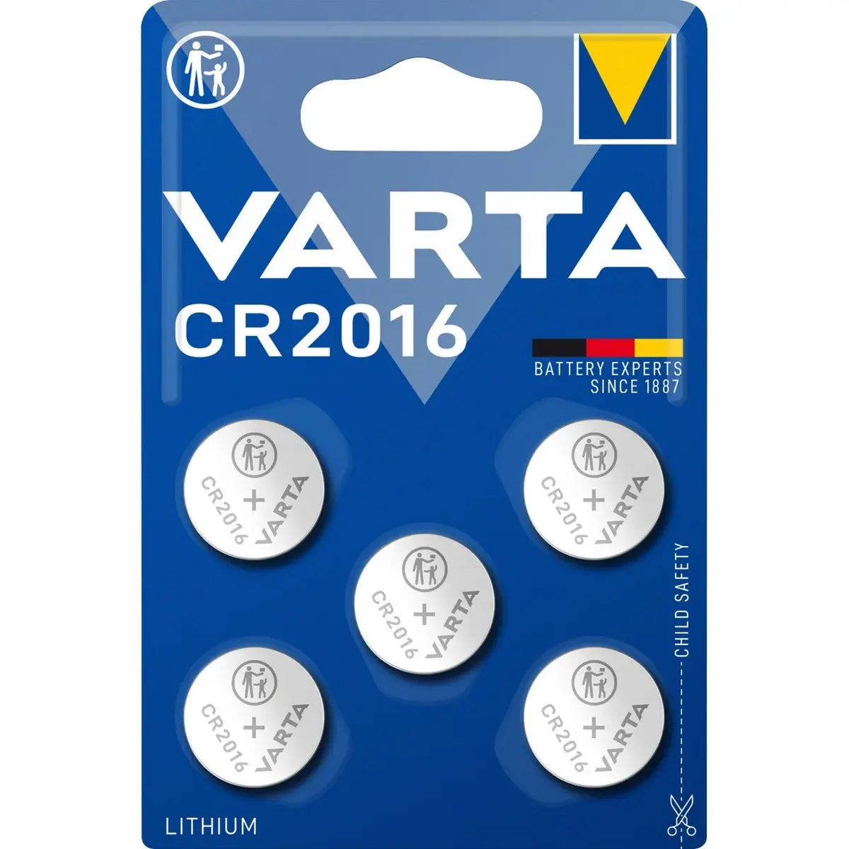 Varta Knoopcel CR-2016 - CR2016 - 5-Pack