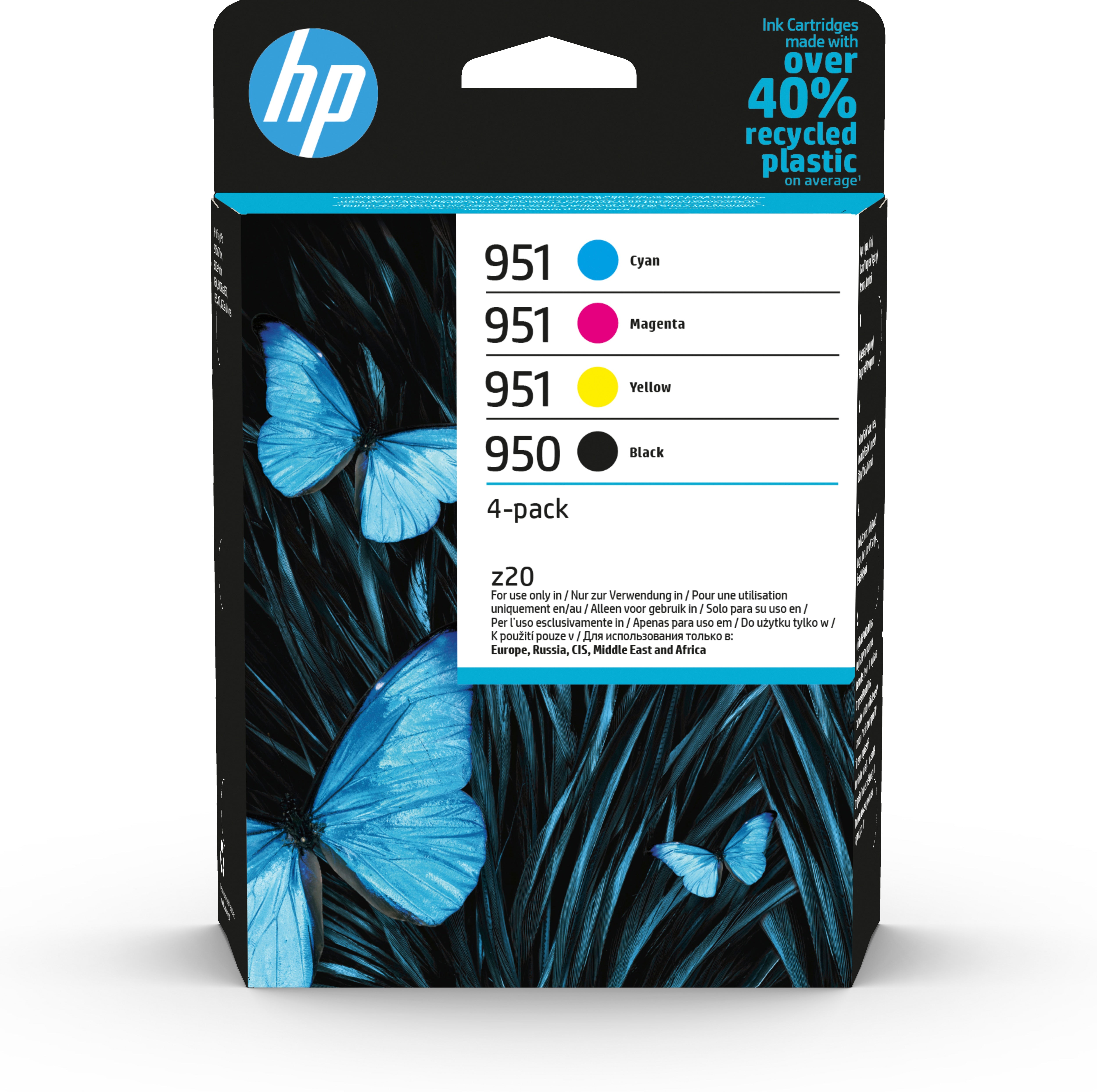 HP No.950+951 4-Pack 1.000-700 pagina's (Origineel)